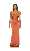 Katie May Melanie Dress In Auburn