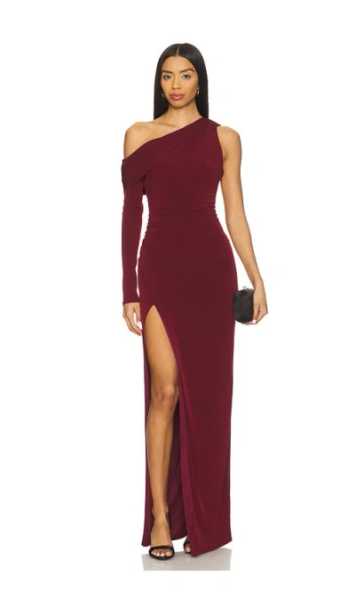 Katie May Mojave Gown In Burgundy