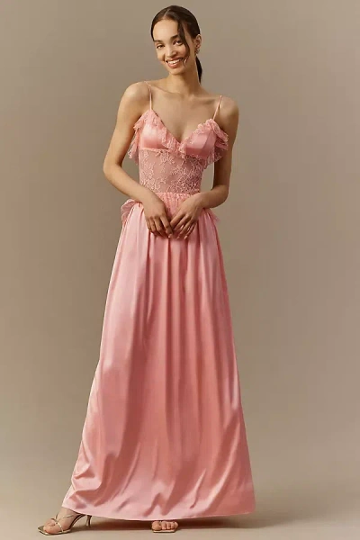 Katie May Monica Maxi Dress In Pink