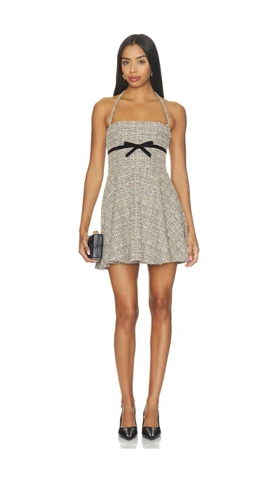Katie May Noemie Dress In Gray