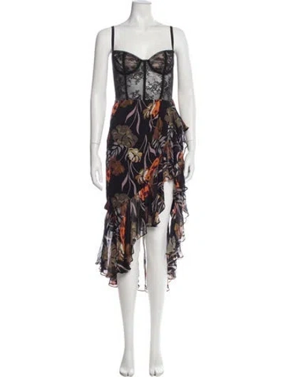 Pre-owned Katie May Nylon Long Dress In Black