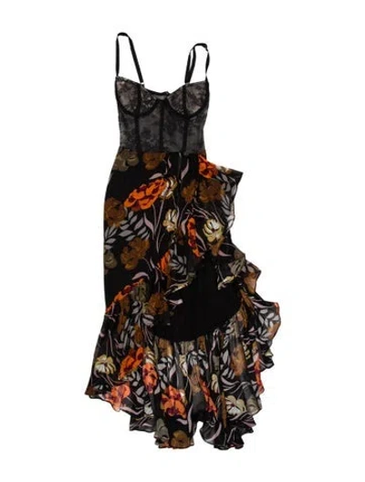 Pre-owned Katie May Nylon Midi Length Dress In Orange