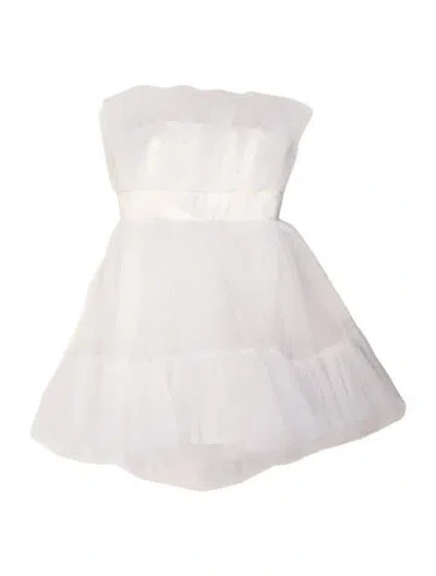 Pre-owned Katie May Nylon Mini Dress In White