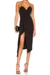 Katie May Ringleader Ruched Halter Dress