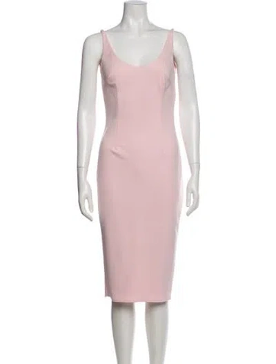 Pre-owned Katie May Scoop Neck Knee-length Dress In Pink