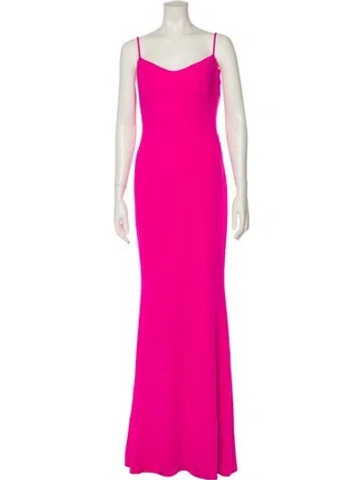 Pre-owned Katie May Scoop Neck Long Dress W/ Tags In Pink