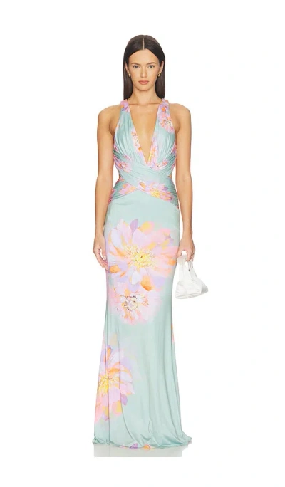 Katie May Secret Agent Gown In Multi