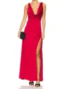 Katie May Sherman Gown In Scarlett In Red