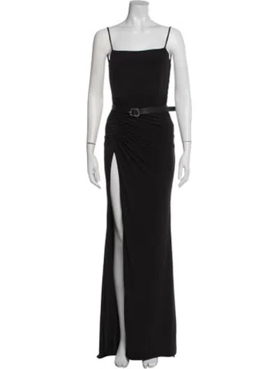 Pre-owned Katie May Square Neckline Long Dress W/ Tags In Black