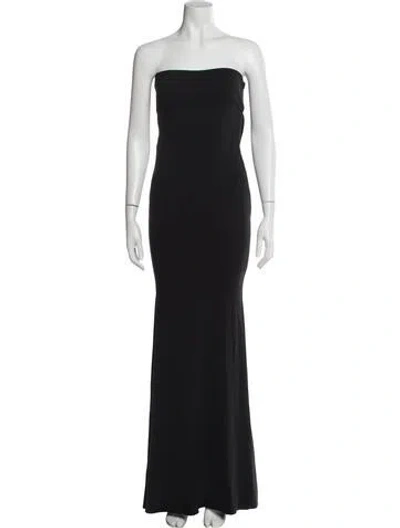 Pre-owned Katie May Strapless Long Dress In Blue