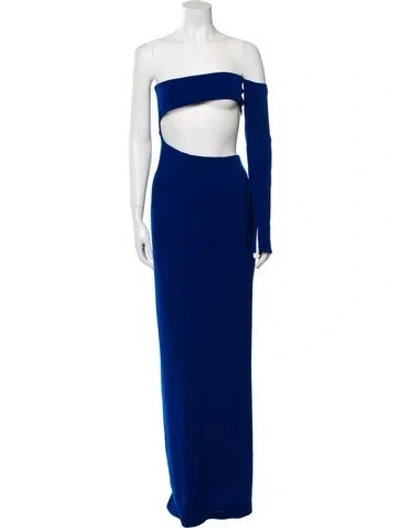 Pre-owned Katie May Strapless Long Dress In Blue