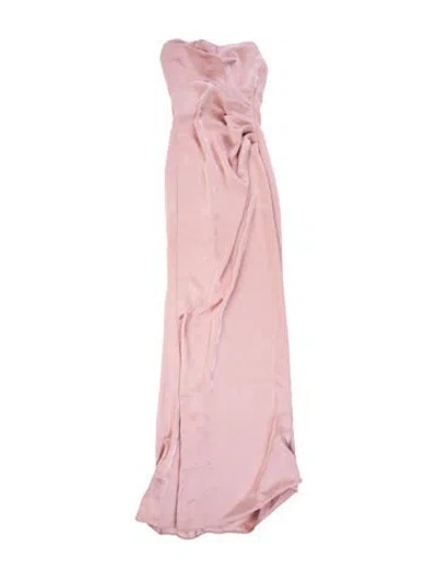 Pre-owned Katie May Strapless Long Dress In Pink