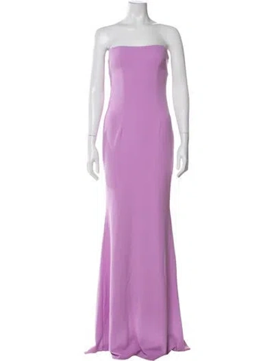Pre-owned Katie May Strapless Long Dress W/ Tags In Purple