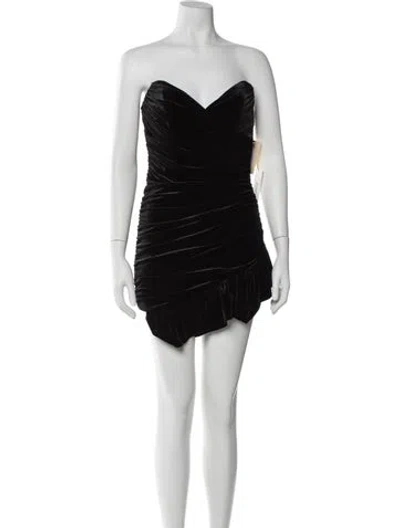 Pre-owned Katie May Strapless Mini Dress In Black