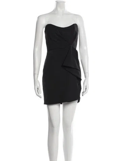 Pre-owned Katie May Strapless Mini Dress In Gray