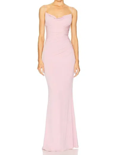 Katie May Surreal Gown In Rose Quartz In Pink
