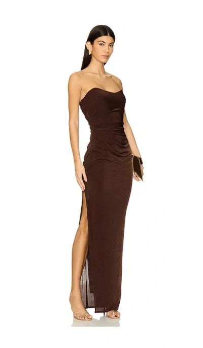 Katie May Sway Gown In Brown