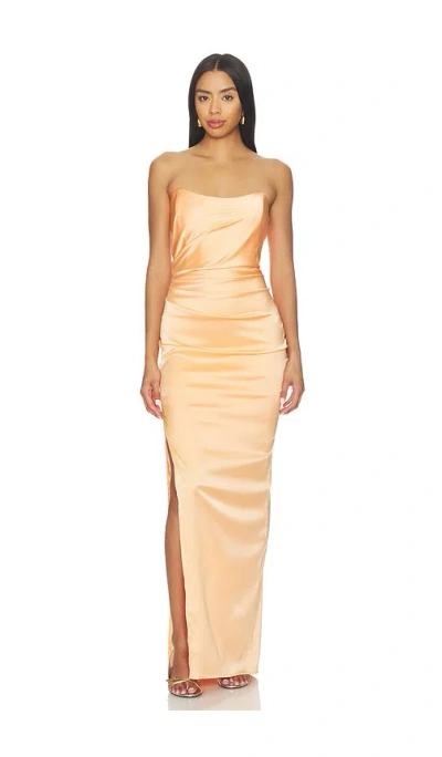 Katie May Sway Gown In Orange