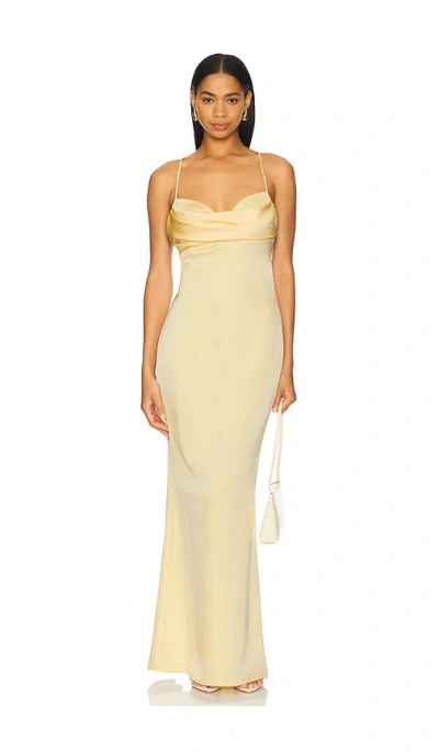 Katie May Ryder Gown In 黄油黄