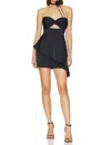 Katie May Tatiana Mini Dress In Black In Black