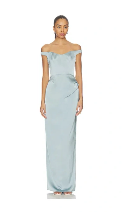Katie May Tempest Gown In Blue