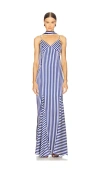Katie May Tiki Gown In Blue