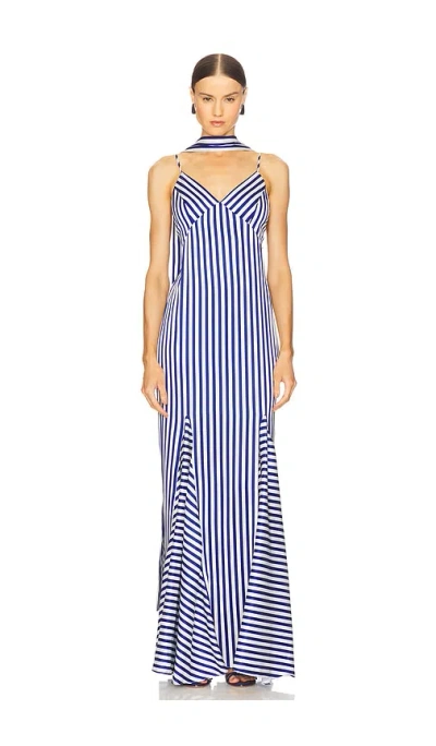 Katie May Tiki Gown In Blue