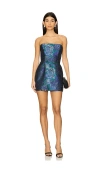Katie May Valerie Strapless Cocktail Minidress In Navy