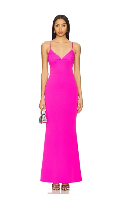 Katie May Vivian Gown In Fushia