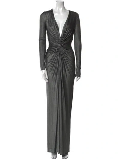 Pre-owned Katie May V-neck Long Dress