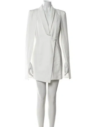 Pre-owned Katie May V-neck Mini Dress W/ Tags In White