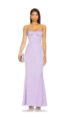 Katie May Yasmin Gown In 浅紫色
