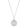 Katie Mullally Limited Men's American Coin & Chain In Sterling Silver In Silver