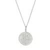 Katie Mullally Limited Men's British Half Penny & Chain In Sterling Silver In Silver