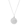 Katie Mullally Limited Men's Irish 5p Coin & Chain In Sterling Silver In Silver