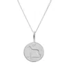 Katie Mullally Limited Men's Irish 6d Coin & Chain In Sterling Silver In Silver