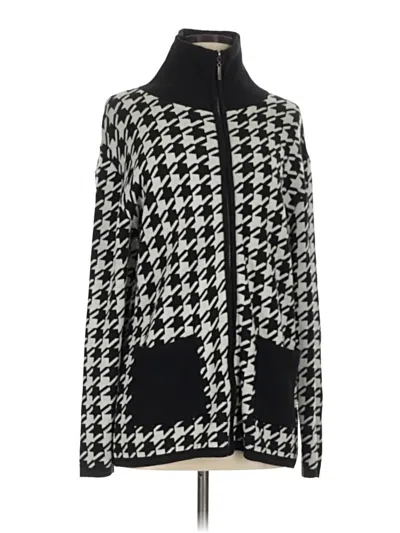 Pre-owned Katie Todd Cardigan Sweater In Black