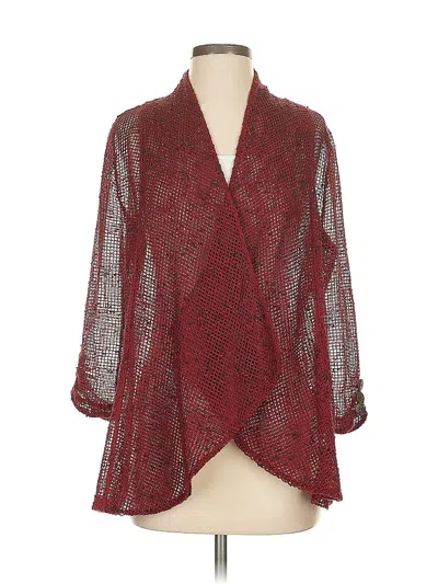 Pre-owned Katie Todd Kimono In Burgundy