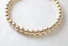 Katie Waltman Filled Beaded Bracelet In Gold In Gold