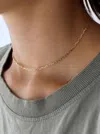 Katie Waltman Miniature Paperclip Chain In Gold In Gold
