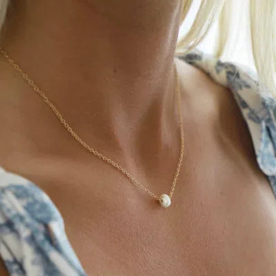 Katie Waltman The Pearl Cove Necklace In Gold