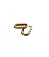 Katie Waltman Women's Leo Rectangle Cubic Zirconia Hoops Earrings In Gold In Gold