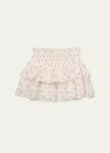 Katiej Nyc Kids' Girl's Brooke Smocked Skirt In Vntfl
