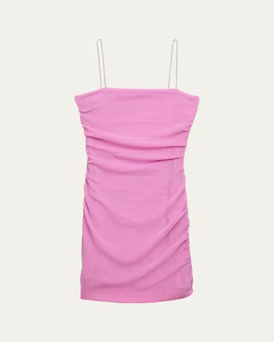 Katiej Nyc Kids' Girl's Kassidy Tween Metallic Party Dress In Peony