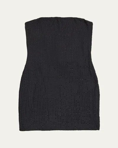Katiej Nyc Kids' Girl's Krista Rhinestone Tube Dress In Black