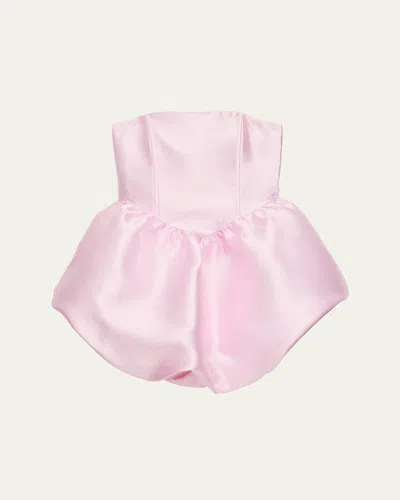 Katiej Nyc Kids' Girl's Oona Puff Dress In Pink