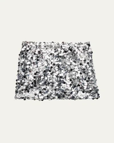 Katiej Nyc Kids' Girl's Tween Tia Sequined Mini Skirt In Multi