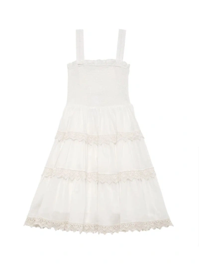 Katiej Nyc Girl's Willow Dress In White