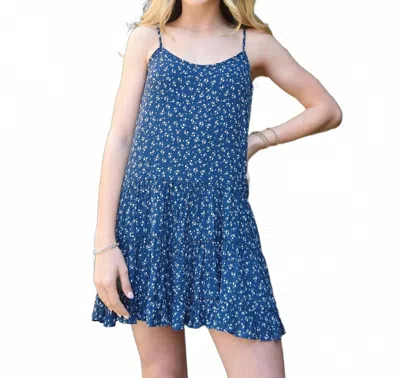 Katiejnyc Girl's Evening Dress In Floral In Blue
