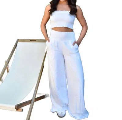 Katiejnyc Girl's Flora Pants In White